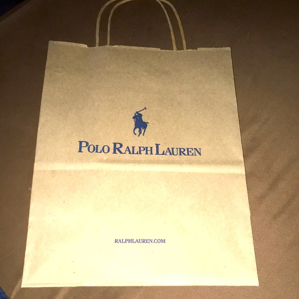 🔥FREE WITH PURCHASE Polo Ralph Lauren Paper Bag 11” x 8-1/2” x 4-3/4”